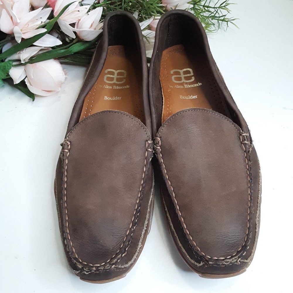 Allen Edmonds Men's size 9D Brown Leather Loafer